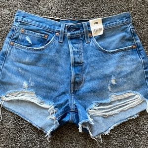 Levi’s 501 jean shorts. Size 30. New with tags